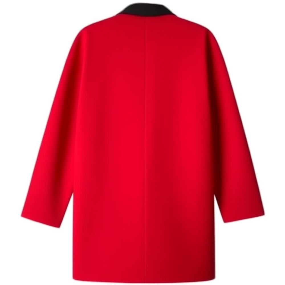 Michael Kors Red Peacoat Made in Italy, XS /US2 - Picture 7 of 14